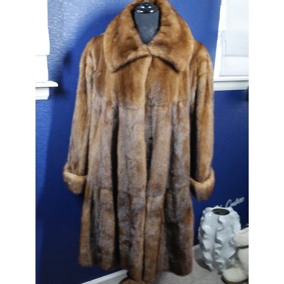 Gorgeous Designer Givenchy Mink Fur Swing Coat Jacket XL PLUS 129" SWEEP! - Picture 1 of 8